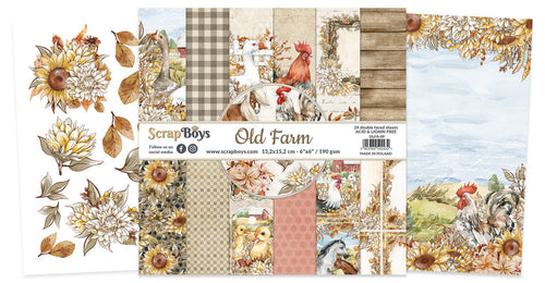 Old Farm 6x6” Paper Pack by Scrap Boys