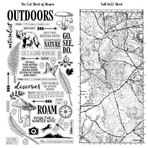 Hike More - 6x12” Washi Tape