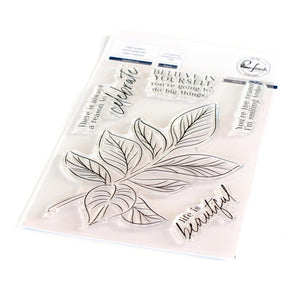 Detailed Leaf Stamp by Pinkfresh Studio