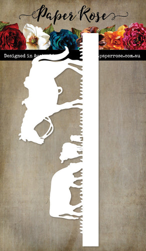 Horse & Cows Borders Metal Die 23581 by Paper Rose