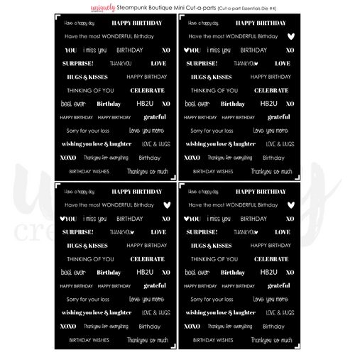 Steampunk Boutique Cut-a-part Sheet Mini