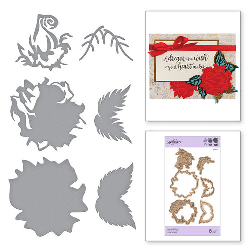 Layered Rose Detailed Cutting Die S4-921 Spellbinders