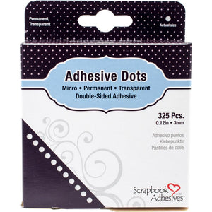 Adhesive Glue Dots 3 mm