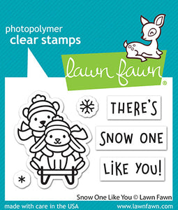Snow One Like You Stamps LF2943 Lawn Fawn
