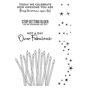Awesome Birthday Stamp Set STP-119 by Spellbinders