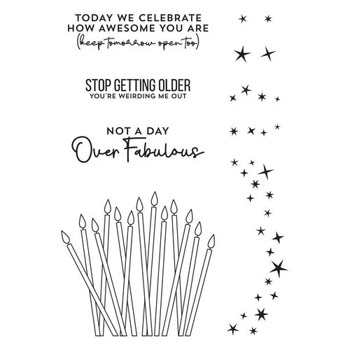 Awesome Birthday Stamp Set STP-119 by Spellbinders