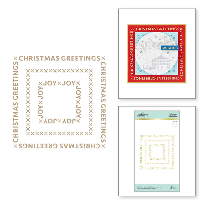 Christmas Essential Glimmer Squares GLP-181