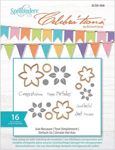 Just Because Stamp & Die Set SCSD-008 Spellbinders