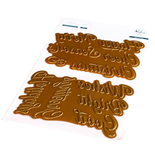 Christmas Sentiments Hot Foil Plate 174522 by Pinkfresh Studio