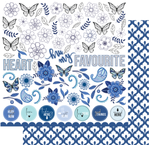 My Favourite Blue - Fussy Cuts