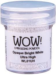 Wow Opaque Bright White Ultra High Embossing Powder