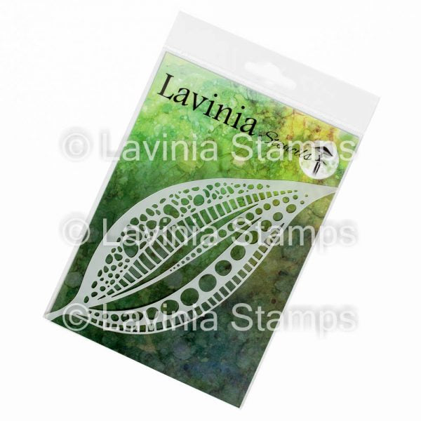 Tall Leaf Mask Stencil ST027
