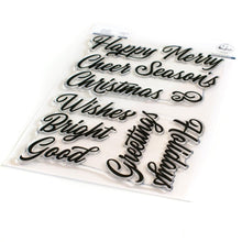 Load image into Gallery viewer, Brushed Sentiments Christmas Stamp Set 174222