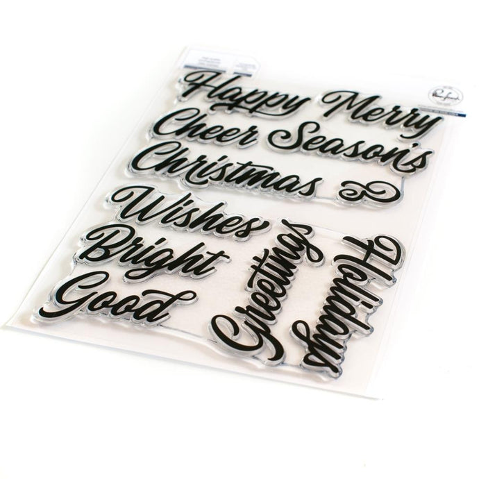 Brushed Sentiments Christmas Stamp Set 174222