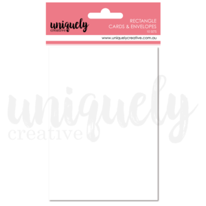 C6 White Cards - Rectangle