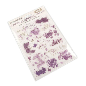 Eggplant - Textblends Rub-On Transfers