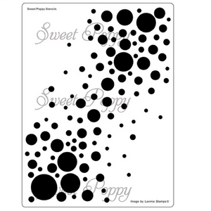 Circle Metal Texture Back Plate SP6-102 Sweet Poppy