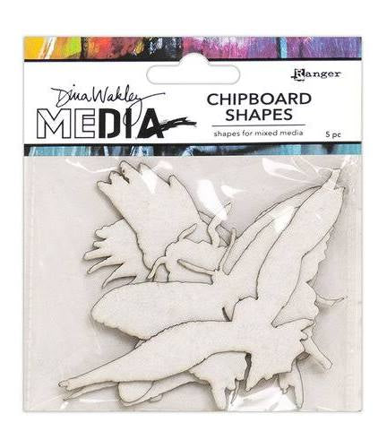 Chipboard Shapes - Flying