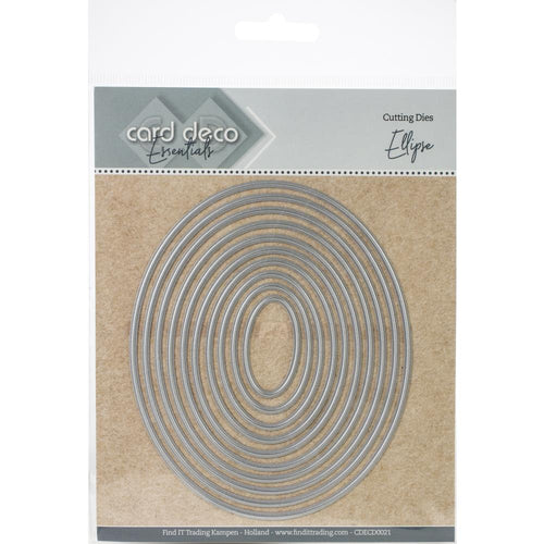 Nested Ovals Cutting Dies