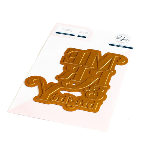 Merry & Bright Hot Foil Plate 175322 by Pinkfresh Studio