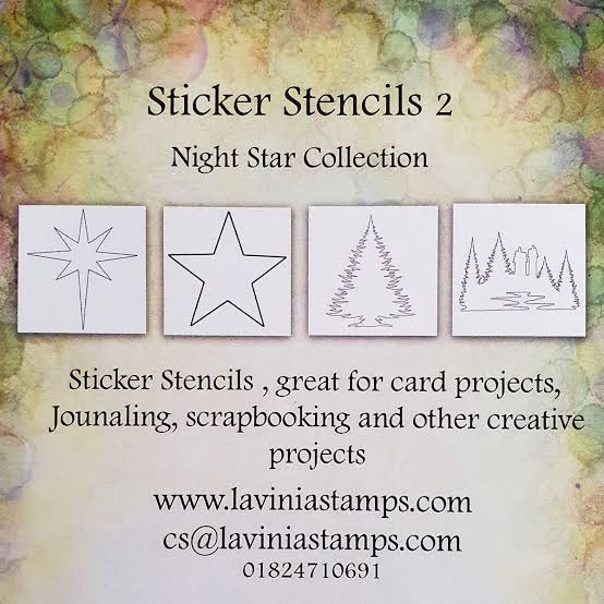 Night Star Collection Lavinia Sticker Stencils 2