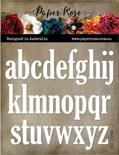 Jumbo Lowercase Alphabet 17946 by Paper Rose