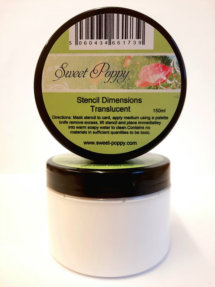 Stencil Dimensions: Translucent Paste