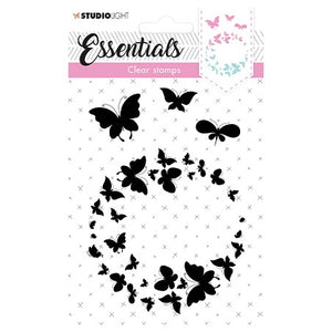 Silhouette Butterflies Clear Stamp Set