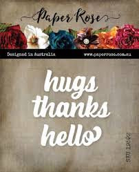 Hugs Thanks Hello Chunky Script 19592