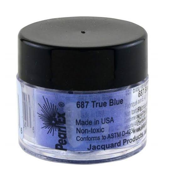 True Blue Pearl Ex Pigment Powder 687