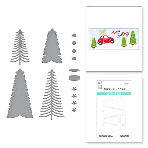 Bottle Brush Trees - Christmas S3-417 Spellbinders