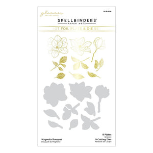 Magnolia Bouquet Hot Foil Plate & Dies GLP-306