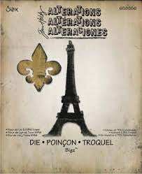 Bigz Fleur de Lis & Eiffel Tower