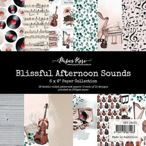 Blissful Afternoon Sounds 6x6” Paper Pack 28270 by Paper Rose