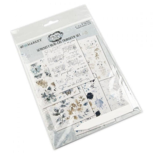 Serenity - Rub-on Transfer Set Vintage Artistry by 49 & Market VAS-38060