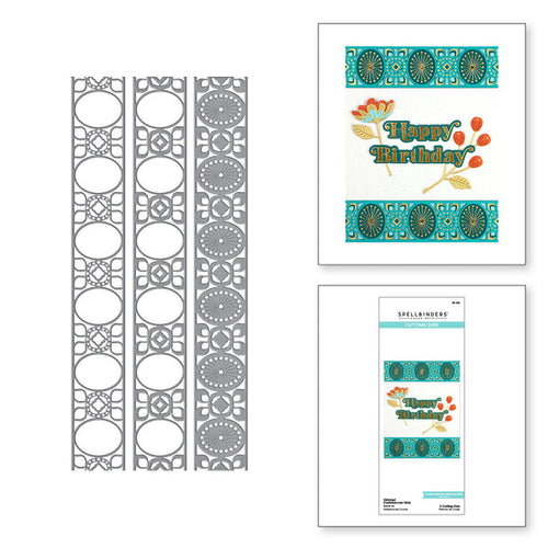 Stitched Kaleidoscope Strip Dies S6-192 Spellbinders