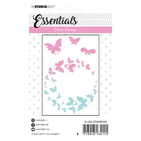 Silhouette Butterflies Clear Stamp Set