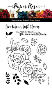 Ella’s Garden Rose Bouquet 4” x 6” Stamp Set 17967