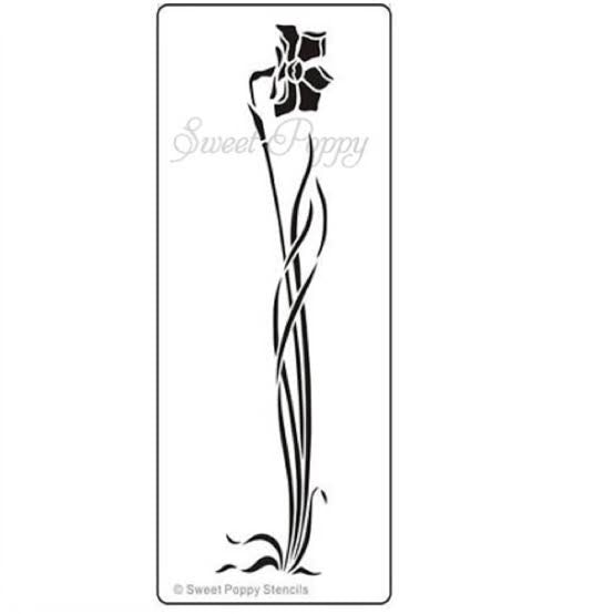 Daffodil Metal Stencil SP2102 Sweet Poppy