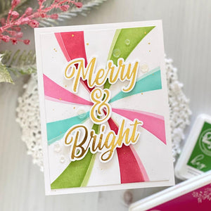 Christmas Sentiments Hot Foil Plate 174522 by Pinkfresh Studio