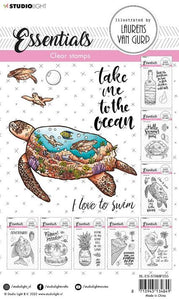 Swimming Turtle Stamp