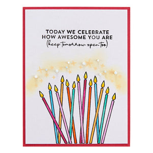 Awesome Birthday Stamp Set STP-119 by Spellbinders