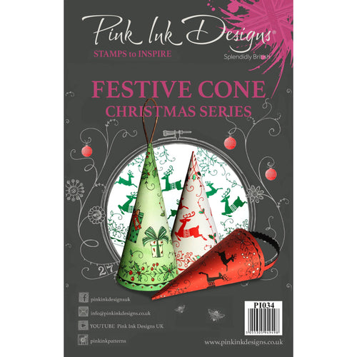 Festive Cone Christmas Series by Pink Ink PI0A6034