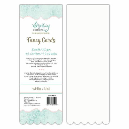 Fancy Cards White Mintay