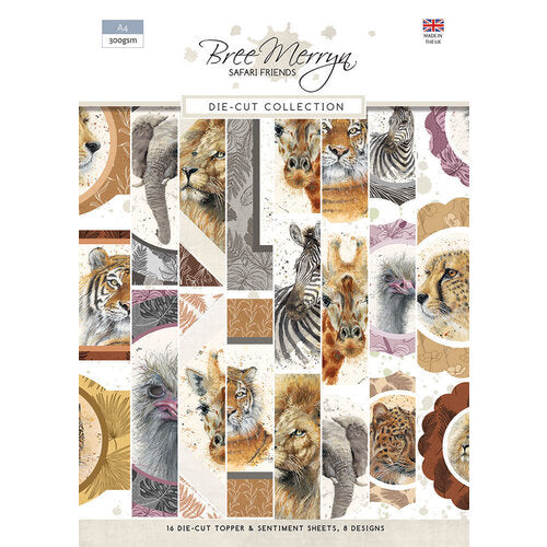 Bree Merryn Safari Friends - A4 Die Cut Collection