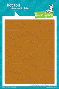 Cloud Background Hot Foil Plate LF3108