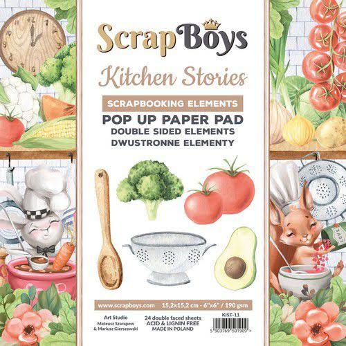 Scrap Boys Kitchen Stories Scrapbooking Elements KIST-11