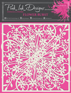 Flower Burst Stencil