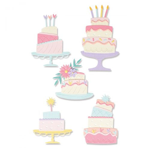 Build a Cake Sizzix Die Set 665882