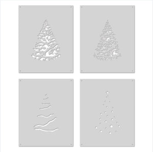 O Christmas Tree Layering Stencil Set SA200 by Hero Arts